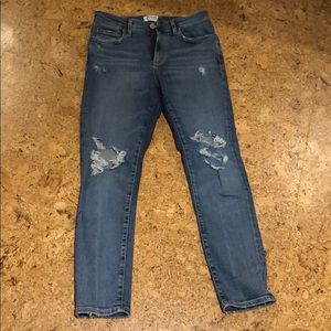Agolde Sophie high rise crop jeans